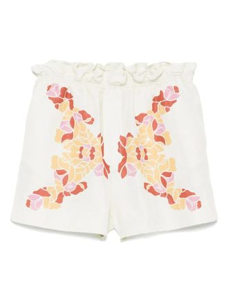 Raquel Diniz Bahia shorts - women - Linen/Flax/Silk - S - Neutrals