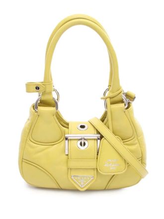 Prada Borsa a tracolla Re Edition 2002 Moon in nappa imbottita 2010-2025 - Giallo