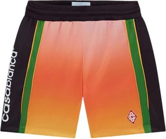 Casablanca Voetbal Shorts - Heren - Fitness - Oranje - S - Fitness