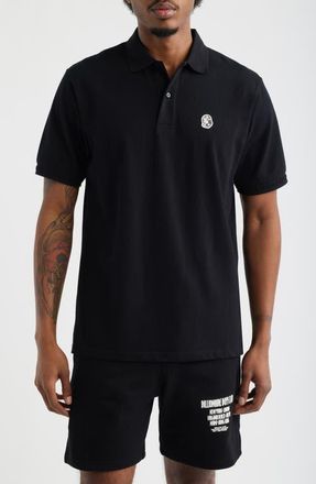 Billionaire Boys Club Landing Short Sleeve Polo in Black at Nordstrom, Size Xx-Large