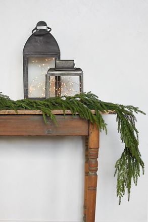Terrain Faux Norfolk Pine Garland, 6