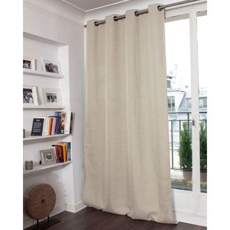 MOONDREAM Cortina opaca total 100% ollaoss beige mc632 130lx250h
