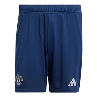 adidas Manchester United 24/25 Away Football Shorts Asia Sizing Night Indigo IU1392