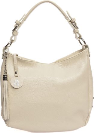 Anna Luchini Beige Rundleer Tas