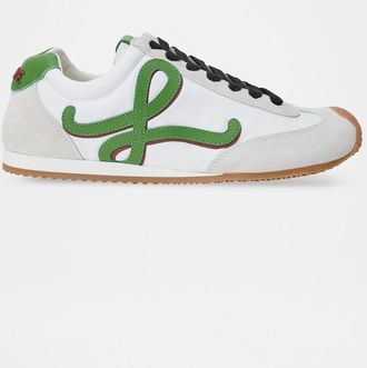 Loewe Ballet Runner Mixed Leather Sneakers