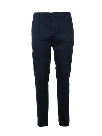 Dondup Blue Eddy Slim-Fit Stretch Cotton Trousers