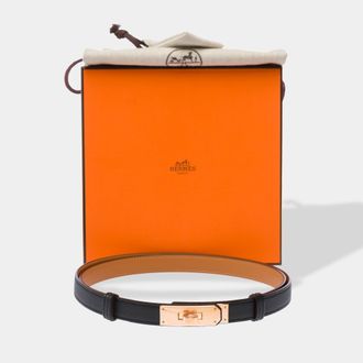 Herm&egrave;s Kelly 18 Belt - Black