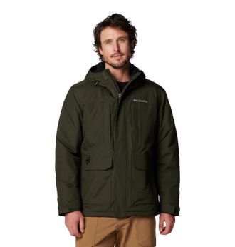Columbia Mens Landroamer Sherpa Lined Jacket, Greenscape, Large