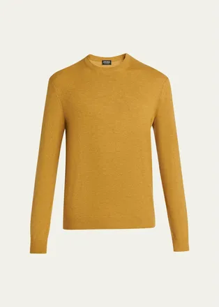 Ermenegildo Zegna Mens Cashmere Crewneck Sweater