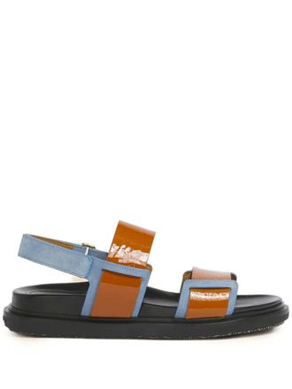 Marni double-strap sandals - Brown