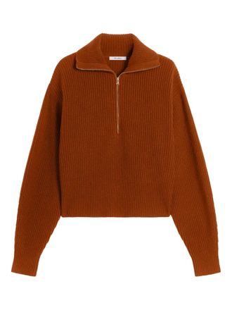 Max Mara zip-detail sweater - Brown