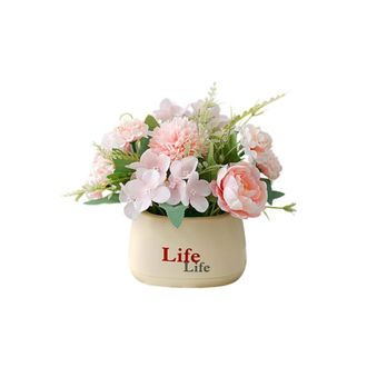 OEM Flores Artificiales, Flores Simuladas, Decoraci&oacute;n De Mesa - Rosa