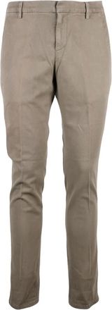 Dondup Broeken, Heren, Beige, W35, Katoen, Gaubert Chino