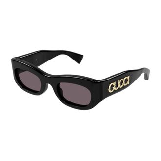 Gucci Sunglasses, female, Black, 51 MM, Cat Eye Sunglasses