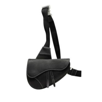 Dior Pre-owned Saddle Crossbody Bag - Dames - Pre-owned - Zwart - Maat: ONE Size Leer