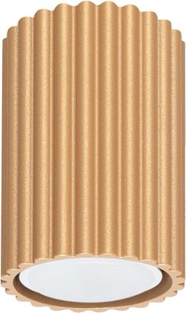 Sollux Lighting Design Deckenlampe Karbon ø 6.5 x 10 cm - Gold