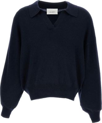 Lisa Yang Maglione in lana - Blu