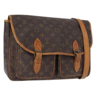 Louis Vuitton Pre-owned Cross Body Bags, female, Brown, Size: ONE SIZE Pre-owned Canvas Cross Body Bag