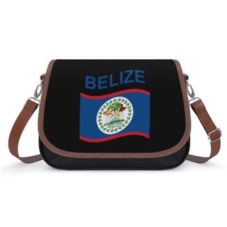 Generic Flag of Belize Fashion Womens Crossbody Bags Novelty Handbag Shoulder Bag Purse