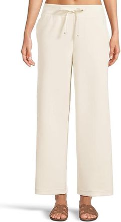 Tommy Bahama Reversible Palm Voyage Wide Leg Ankle Pant Womens Clothing Bleached Sand : XL, Modal/Polyester/Spandex