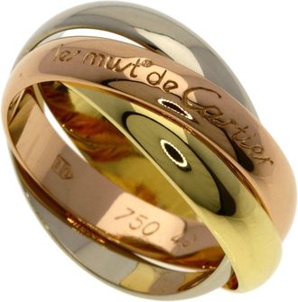 Cartier Trinity Yellow Gold (18K) Pink Gold (18K) White Gold (18K) Band Ring (Pre-Owned)