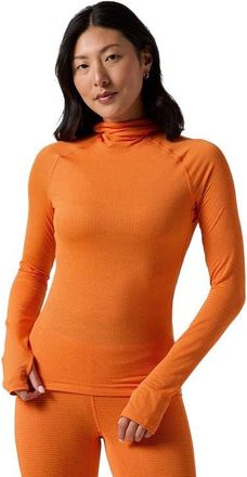 Backcountry Pines Micrrid Ultra-Lt Baselayer Balaclava Top - Womens in Boundary Orange at Nordstrom, Size X-Large