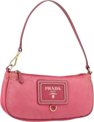 Prada Pre-owned Mini Bags, female, Pink, Size: ONE SIZE Pre-owned Vintage Mini Bag