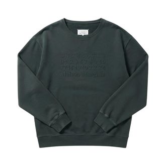 Maison Margiela Sudadera Oversized Felpa - Sweatshirts & Hoodies - Hombre - Verde - S