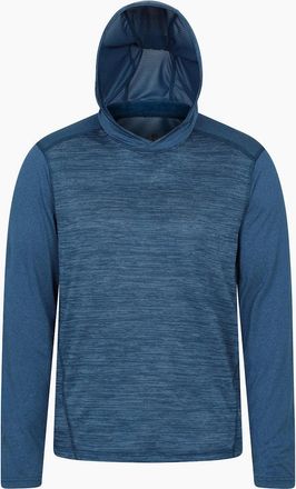 Mountain Warehouse Mens Mountain Warehouse Mens Ignite Active Hoodie - Blue - Size: 34