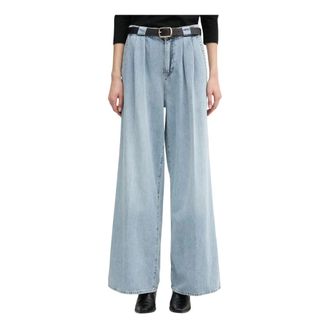 Joop Jeans, Dames, Blauw, W28, Katoen, Emanuela Wide Jeans