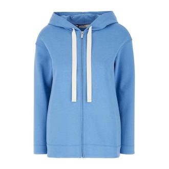 Max Mara Zip-throughs, female, Blue, Size: XS Zip-through Sweatshirt