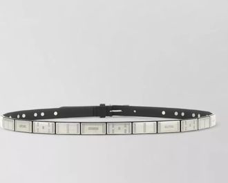 Christophe Lemaire buffalo belt adjustable length perforated design