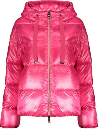 Herno Pink Down Jacket With Hood