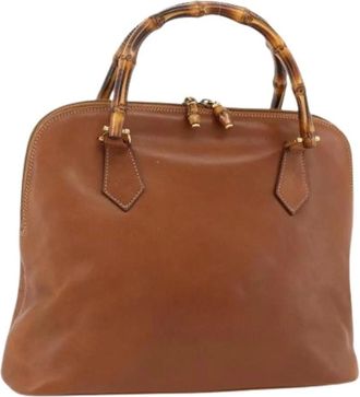 Gucci Pre-owned Handbags, female, Brown, Size: ONE SIZE Pre-owned Vintage Handbag