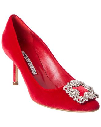 Manolo Blahnik Hangisi 70 Velvet Pump