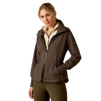 Ariat Womens Estrade Softshell Jacket Long Sleeve in Banyan Bark, Size X-Large, by Ariat