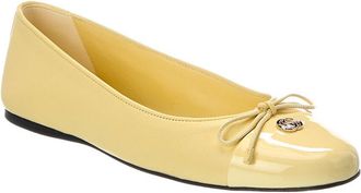 Gucci Double G Patent Ballerina Flat