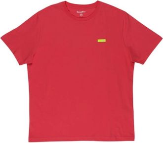 RefrigiWear Katoenen T-shirt met korte mouwen Herfst/Winter Collectie - Heren - T-shirts - Oranje - 2XL - Katoen - Tops