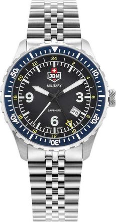 JDM Military Wingman Black Dial Mens Watch JDM-WG028-04