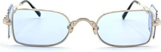 Matsuda Gotisch-ge&iuml;nspireerde Pale Gold Zonnebril - Heren - Zonnebrillen - Geel - ONE Size - Accessoires