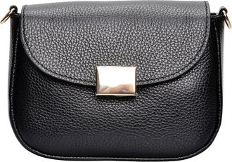 Anna Luchini Zwart Rundleer Tas