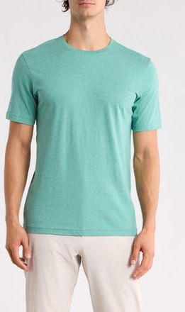 Travis Mathew Solid Crewneck T-Shirt in Heather Green at Nordstrom Rack, Size Xx-Large