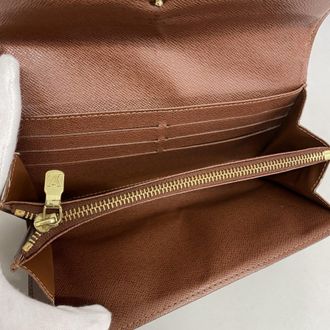 Louis Vuitton Brown Long Wallet (Bi-Fold) (Pre-Owned)