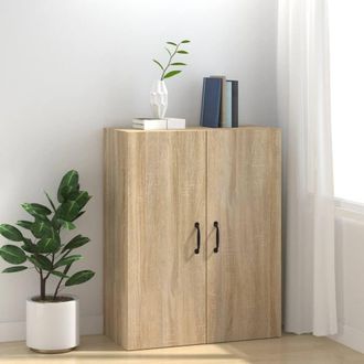 Berkfield Home Hanging Cabinet Sonoma Oak 69, 5x34x90 cm Engineered Wood in Light Tan | Size: 5 x 34 x 90 cm