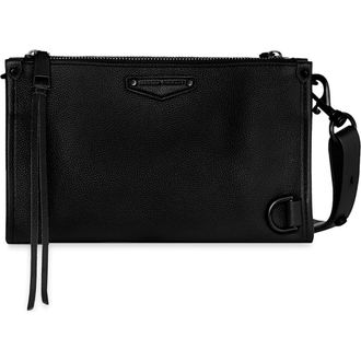 Rebecca Minkoff Small Mab Leather Crossbody Bag in Black at Nordstrom
