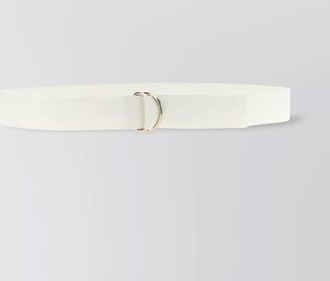 Norma Kamali metal hardware clean lines belt