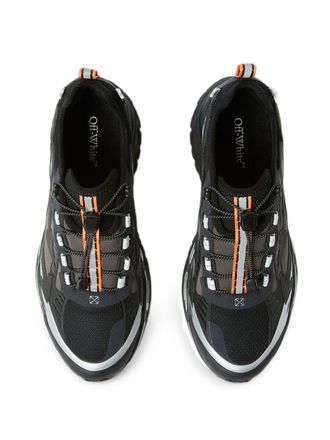 Off-white Mesh and Rubber Trail Sneakers - Black