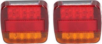 OEM Adecuado Para Luces Traseras Led De 12 V, 2 Piezas, Adhesivo Trasero Resistente A Los Golpes, Universal Para Remolque De Cami&oacute;n