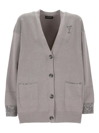 Retrof&ecirc;te Sidara cardigan - women - Nylon/Polyester/Acrylic/Wool - L - Grey