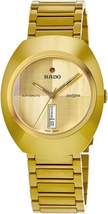 Rado DiaStar Original Automatic Yellow Gold Tone Dial PVD Steel Mens Watch R12161253